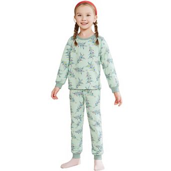 Children's Christmas Tree Sleepwear Long Sleeve Tee with Pants Loungewear Family Pajama Sets