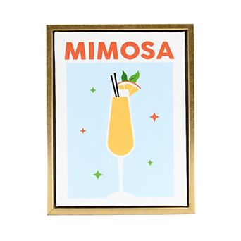 Deal Bar Cocktail Framed Canvas