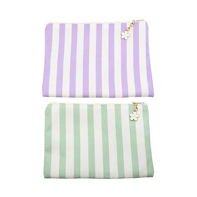 Deal Bar Print 2-pk. Travel Pouches Set