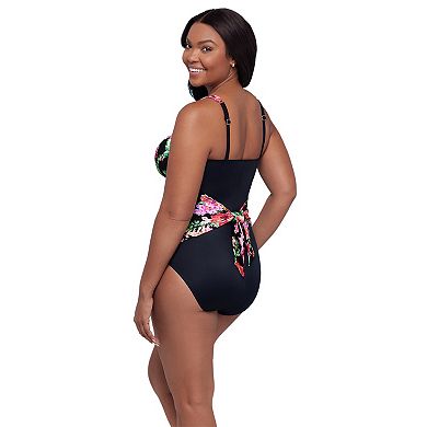 Women's Trimshaper Floral One-Piece Swimsuit