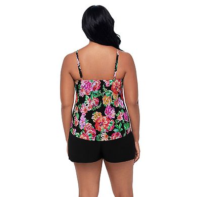 Women's Trimshaper Floral Hank Romper