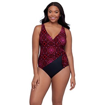 Women's Trimshaper Vera Tie Surplus One-Piece Swimsuit