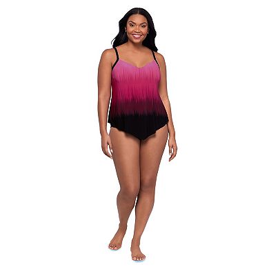 Women's Trimshaper V-Neck Tankini Swim Top