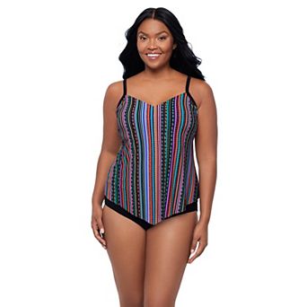 Women's Trimshaper V-Neck Tankini Swim Top
