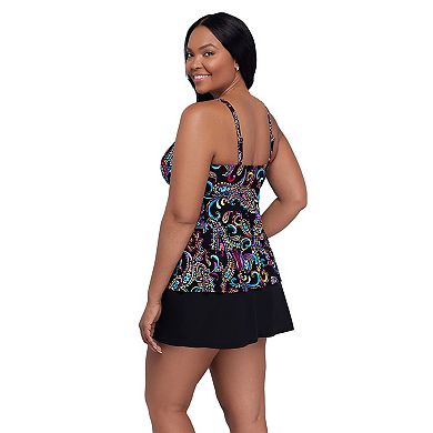 Women's Trimshaper Leona Tankini Swim Top
