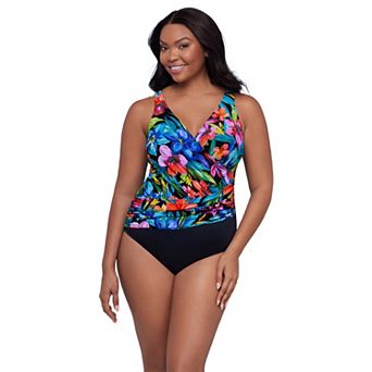 Women's Trimshaper Addison V-Neck One-Piece Swimsuit