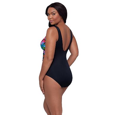 Women's Trimshaper Addison V-Neck One-Piece Swimsuit