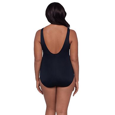 Women's Trimshaper Addison V-Neck One-Piece Swimsuit