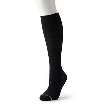 Women's Dr. Motion Nep Yarn Knee High Socks