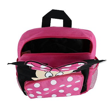 Disney Girl's 12-inch Minnie Mouse Big Face Backpack