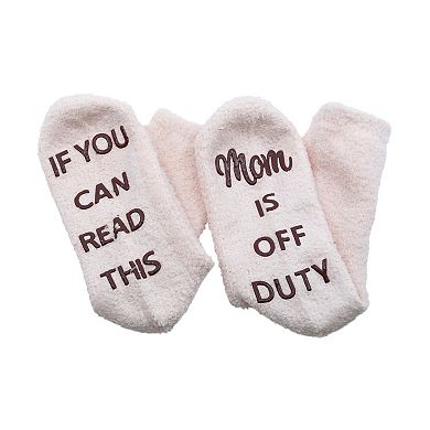 Women's Sentiment Fuzzy Socks