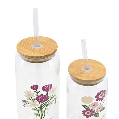 Blessed Mama 2-Piece Tumbler Set with Bamboo Lid & Straw
