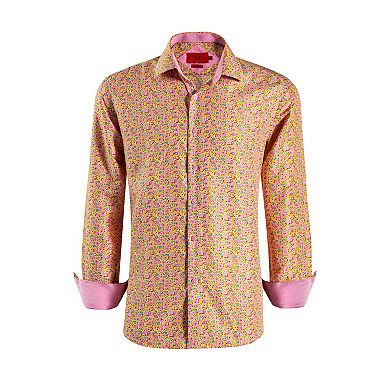 Elie Balleh Boys Slim Fit Paisley Print Shirt
