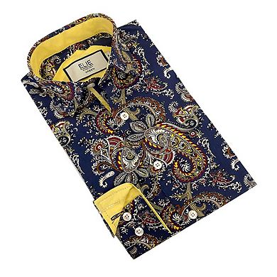 Elie Balleh Boys Slim Fit Paisley Shirt