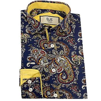 Elie Balleh Boys Slim Fit Paisley Shirt