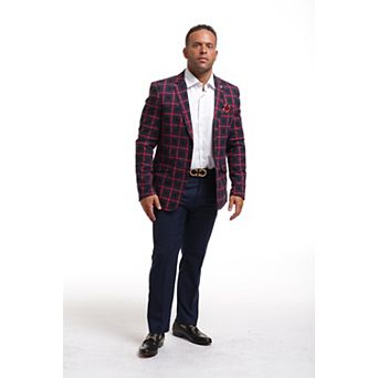 Elie Balleh Slim Fit Sophisticated Mens Sports Coat Jacket