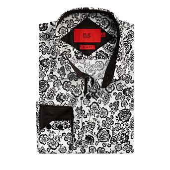 Elie Balleh Boys Slim Fit Paisley Print Shirt