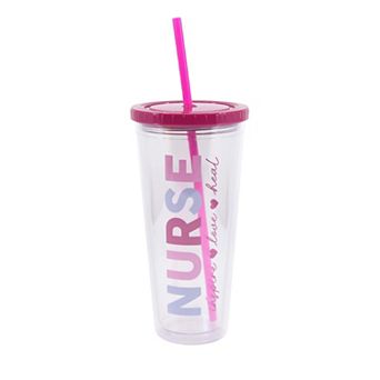 Nurse 16-oz. Tumbler with Straw