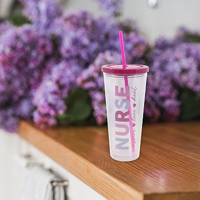 Nurse 16-oz. Tumbler with Straw