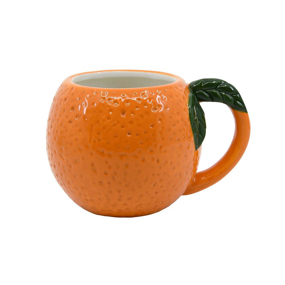 Orange Shaped Ceramic Mug
