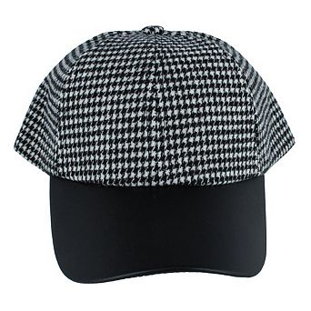Magid Hats Women's Houndstooth Baseball Cap