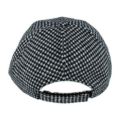 Magid Hats Women's Houndstooth Baseball Cap