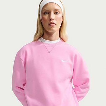 Women's Nike Studio Fleece Crewneck Sweatshirt