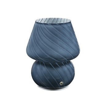 510 Design Mushroom Glass Cordless LED Touch Table Lamp