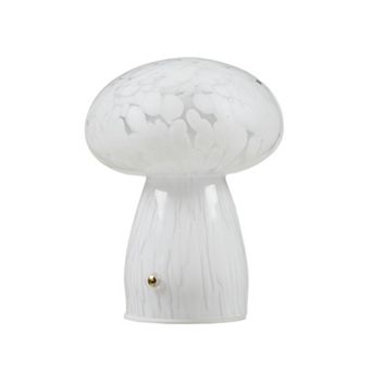 510 Design Mushroom Glass Cordless LED Touch Table Lamp