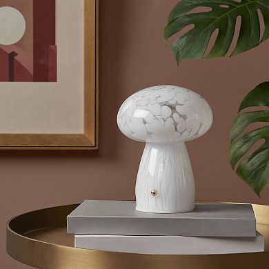 510 Design Mushroom Glass Cordless LED Touch Table Lamp