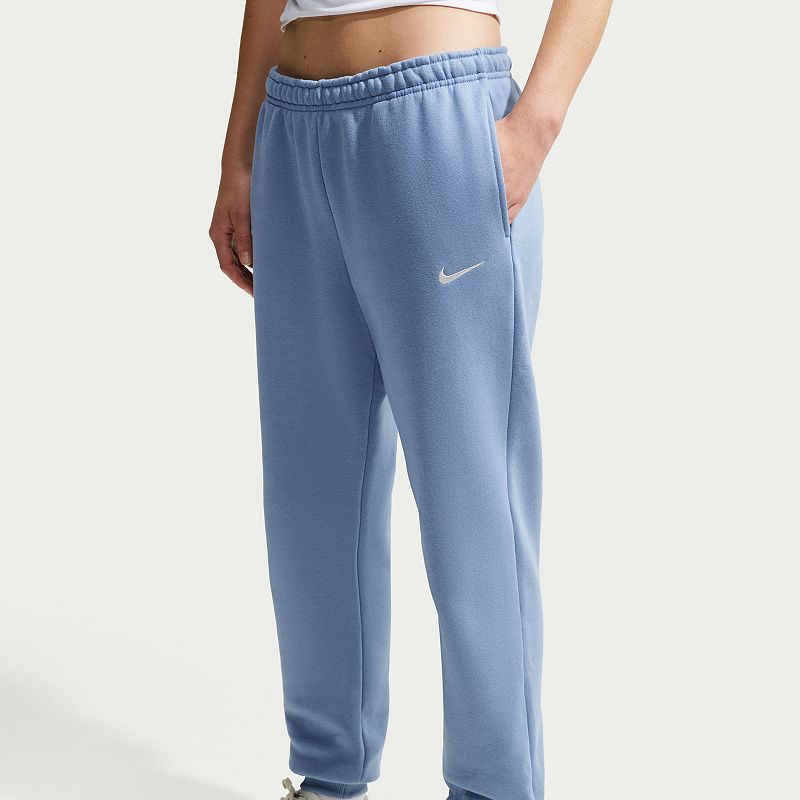 Women's Nike Studio Fleece Mid-Rise Jogger Pants