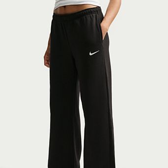 Women's Nike Medium Weight Mid-Rise Studio Wide-Leg Pants
