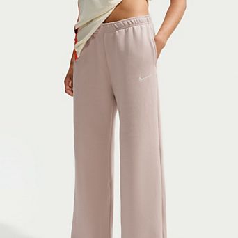 Women's Nike Medium Weight Mid-Rise Studio Wide-Leg Pants
