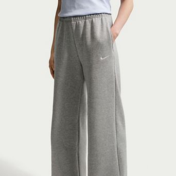 Women's Nike Medium Weight Mid-Rise Studio Wide-Leg Pants