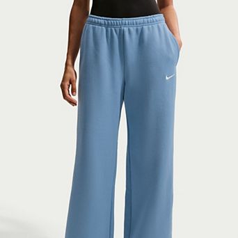 Women's Nike Medium Weight Mid-Rise Studio Wide-Leg Pants