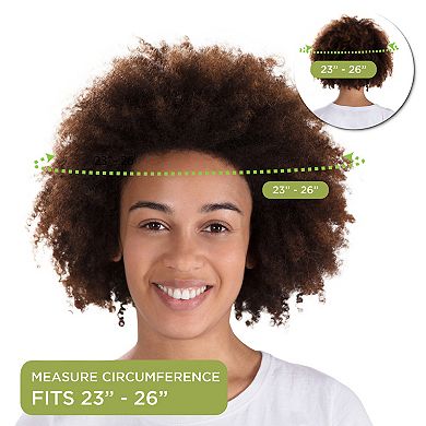 NIGHT Satin Bonnet, Tie, Adjustable, Oversized