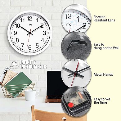 Infinity Instruments ITC Business Wall Clock