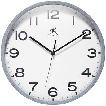 Infinity Instruments Denim Gray Wall Clock 12-Inch