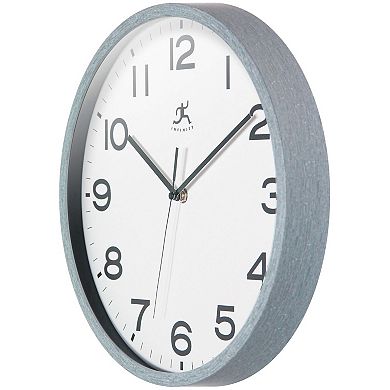 Infinity Instruments Denim Gray Wall Clock 12-Inch