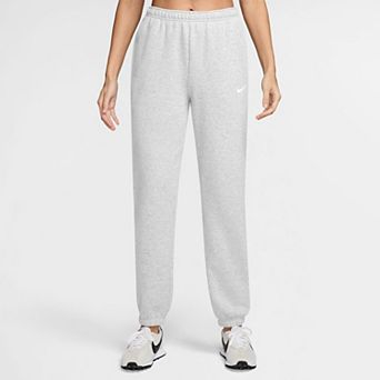 Women's Nike Studio Fleece Mid-Rise Oversized Pants