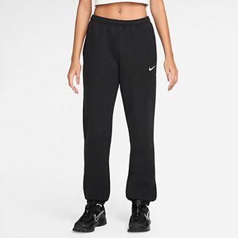 Women's Nike Studio Fleece Mid-Rise Oversized Pants