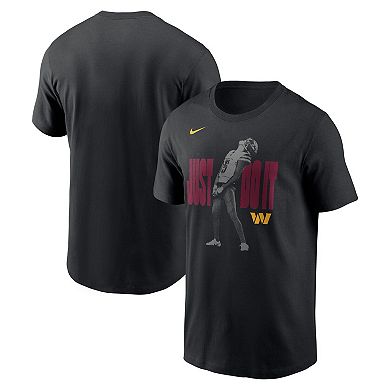 Men's Nike Jayden Daniels Black Washington Commanders Just Do It T-Shirt