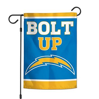 WinCraft Los Angeles Chargers 12'' x 18'' Double-Sided Slogan Garden Flag