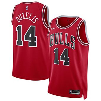 Unisex Nike Matas Buzelis Red Chicago Bulls Swingman Player Jersey - Icon Edition
