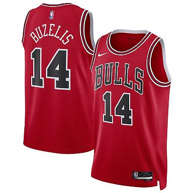 Unisex Nike Matas Buzelis Red Chicago Bulls Swingman Player Jersey - Icon Edition