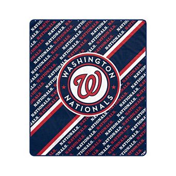 Pegasus Washington Nationals 60" x 70" Diagonal Lined Wordmark Ultra Soft Blanket