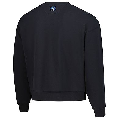 Unisex Terez Charcoal Minnesota Timberwolves Oversized Gemstone Logo Sweatshirt