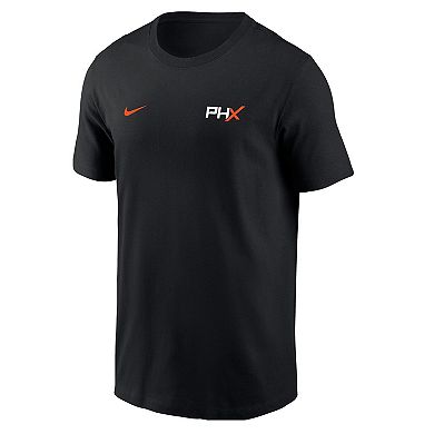 Unisex Nike Black Phoenix Mercury Global Wordmark T-Shirt