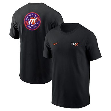 Unisex Nike Black Phoenix Mercury Global Wordmark T-Shirt