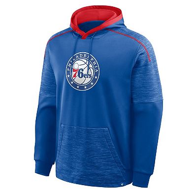Men's Fanatics Royal Philadelphia 76ers Pick & Roll Defender Pullover Hoodie